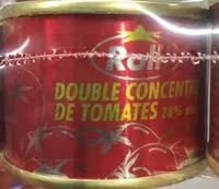 Количество сахара в Double concentré de tomates
