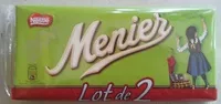 चीनी की मात्रा MENIER PATISSIER Chocolat Noir lot de 2 x 200g