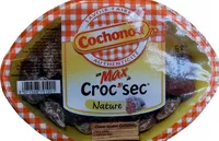 Sucre et nutriments contenus dans Croc sec