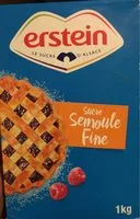 Suhkru kogus sees Erstein semoule fine etui 1kg - gamme courants