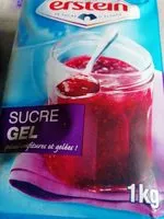 Suhkru kogus sees Erstein sucre gel lot