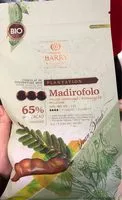 Quantité de sucre dans Madirofolo Bio Millésime 2013 (noir, Cacao 65 %) Boite 1KG