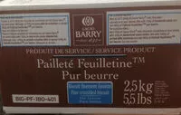 Quantité de sucre dans Aldis Pailleté Feuilletine