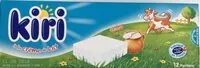 İçindeki şeker miktarı Kiri à la crème de lait (12 Portions)
