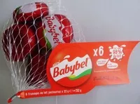 Cantidad de azúcar en Mini Babybel (23 % MG) x 6