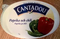 İçindeki şeker miktarı Cantadou Paprika och chili