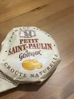 Sucre et nutriments contenus dans Petit saint paulin