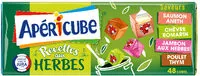 Количество сахара в Apéricube Recettes aux herbes 48C