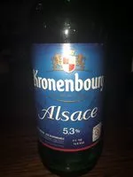 Sucre et nutriments contenus dans Kronenbourg alsace