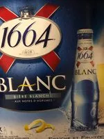 Quantité de sucre dans 1664 6x25cl 1664 blanc 5.0 degre alcool