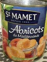 入っている砂糖の量 Abricots Pelés