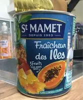 入っている砂糖の量 Fraîcheur des îles