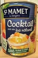 Sucre et nutriments contenus dans St mamet les vergers