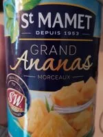 Sokerin määrä sisällä ananas 40Cal 100gr