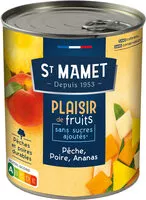 入っている砂糖の量 Plaisir de Fruits - Pêche Poire Ananas