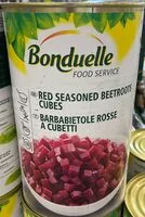Sokerin määrä sisällä Betterave rouge en dés assaisonnée appertisée