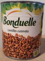Quantité de sucre dans Lentilles cuisinées