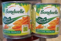 Amount of sugar in carotine primizia