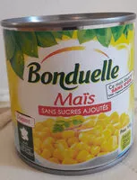 含糖量 Maïs sans sucres ajoutés