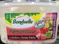 Suhkru kogus sees Piémontaise au Jambon et Tomates Fraîches
