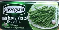 Jumlah gula yang masuk haricots verts extra fins