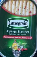 Jumlah gula yang masuk Asperges blanches marinées