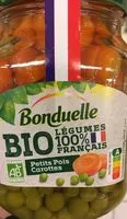 Jumlah gula yang masuk Petits Pois Carottes Bio Légumes 100% Français
