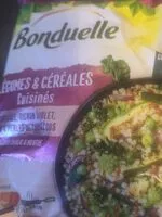 Jumlah gula yang masuk Légumes et Céréales Cuisinés, Chou Kale, Oignons violets, Pois Garden et Perles de Couscous