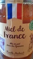 入っている砂糖の量 Miel de France