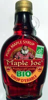 Sucre et nutriments contenus dans Maple joe