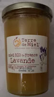Amount of sugar in Miel bio de lavande - 500g - Terre de Miel