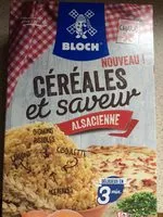 Quantité de sucre dans Céréales et Saveur Alsacienne Bloch