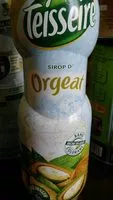 入っている砂糖の量 Sirop d'Orgeat
