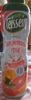 Sirop de pamplemousse rose