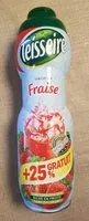 Quantité de sucre dans Sirop de fraise