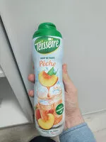 入っている砂糖の量 Sirop de peche