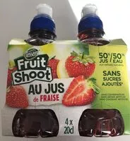 Quantité de sucre dans Fruit shoot au jus de fraise