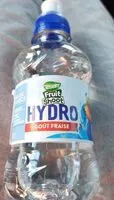 入っている砂糖の量 fruit shoot hydro goût fraise