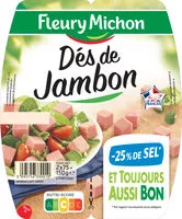 Quantité de sucre dans Dés de Jambon -25% de Sel*