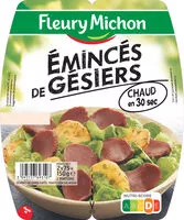 入っている砂糖の量 Emincés de Gésiers - Confits