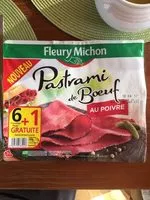 Количество сахара в Pastrami de Boeuf au poivre
