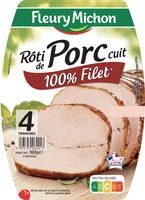 Jumlah gula yang masuk Rôti de Porc - 100 % filet*