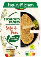 चीनी की मात्रा Escalopes panées Soja & Pois