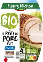 Amount of sugar in Rôti de Porc - 100% Filet** - BIO