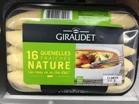 入っている砂糖の量 16 quenelles fraîche nature