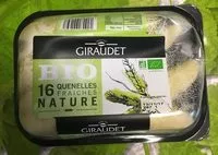 入っている砂糖の量 16 quenelles fraîches nature bio