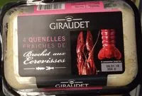 入っている砂糖の量 4 quenelles fraîches de brochet aux écrevisses
