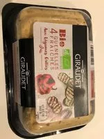 Quantité de sucre dans 4 Quenelles fraiches aux légumes grillés