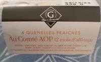 Quantité de sucre dans Quenelles fraîches au Comté AOP 12 mois d'affinage