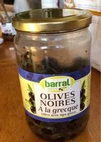 Jumlah gula yang masuk Olives Noires A La Grecque